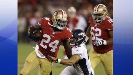 San Francisco 49ers running back Anthony Dixon