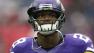 Minnesota Vikings running back Adrian Peterson warms up before their NFL football game against the Pittsburgh Steelers at Wembley Stadium, London, Sunday, Sept. 29, 2013. (AP Photo/Matt Dunham)