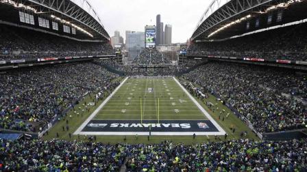 Fans at CenturyLink Field watch during the first quarter of an NFC divisional playoff NFL football game between the Seattle Seahawks and the New Orleans Saints in Seattle, Saturday, Jan. 11, 2014. (AP Photo/John Froschauer)