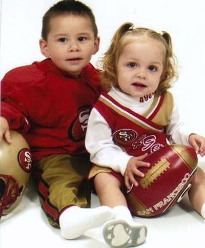3 generations of 49ers fans. WHO DAT? WE DAT?!...