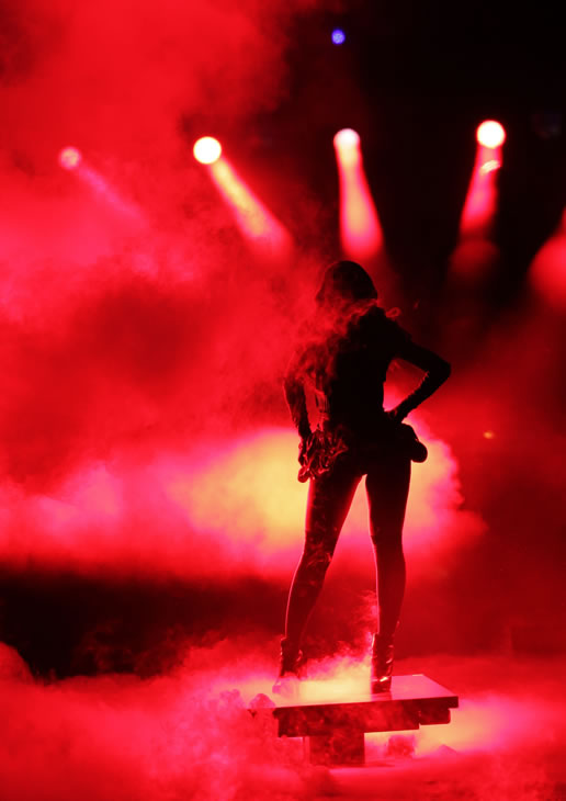 Beyonce performs during the halftime show of the...