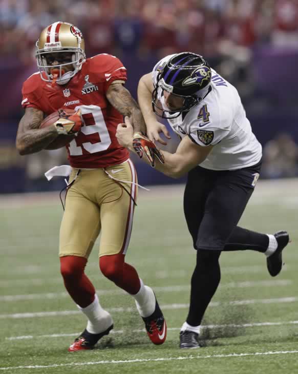 San Francisco 49ers wide receiver Ted Ginn Jr.,...