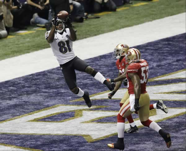 Baltimore Ravens wide receiver Anquan Boldin...