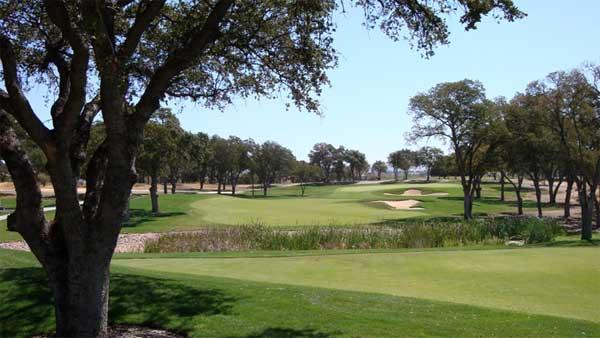 The 340-yard, par-4, 5th. Long hitters can carry the creek of this dogleg right.