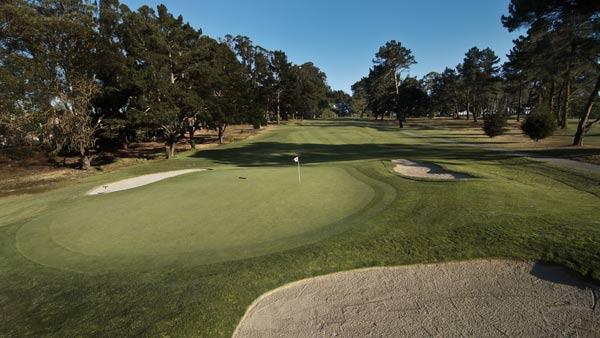 RCC'S par 3, 7th plays 235 yards, downhill