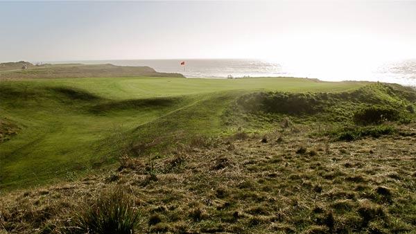 If we told you we took this photo in Scotland, you might believe it. Another view of the par 3, 17th