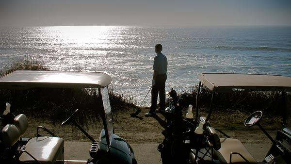 Ponder the ocean on the back nine, or, if your round went badly, leap