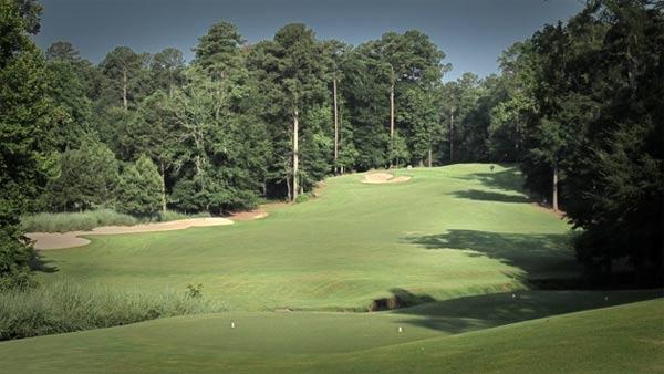Par-4 1st at Dancing Rabbit Azalea
