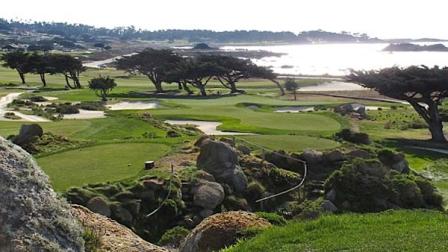 The par-3 11th from the tee