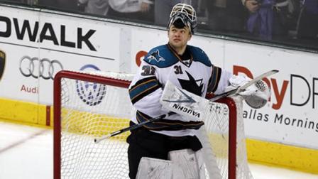 San Jose Sharks goalie Antti Niemi