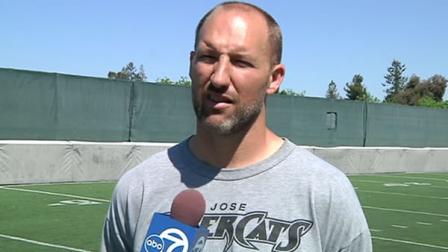 SaberCat quarterback Mark Grieb