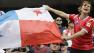 A Panama fan cheers for Panama soccer team before he CONCACAF Gold Cup final match between Panama and United States on Sunday, July 28, 2013, in Chicago. (AP Photo/Nam Y. Huh)