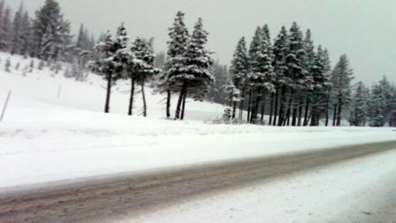 Lake Tahoe snowstorm