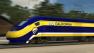California bullet train artists rendering
