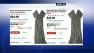 Targets ad for a plus-sized dress color description