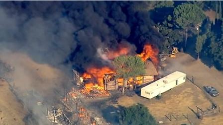 A wildfire that chewed through a rugged SoCal mountain range is now 25 percent contained.