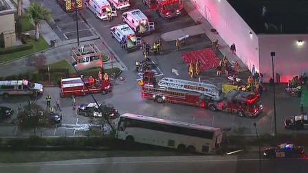 Bus accident in Baldwin Park