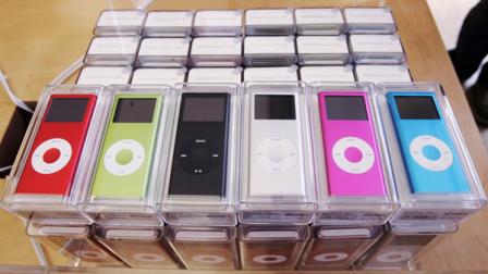 Apple iPod Nanos are shown on display at an Apple Store in Palo Alto, Calif., in this Oct. 18, 2006, file photo.