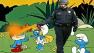The pepper-spraying cop gets Papa Smurf.
