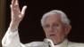 Pope Benedict XVI delivers his blessing during the Angelus prayer from his studio overlooking St. Peters square at the Vatican, Sunday, Oct. 14, 2012.