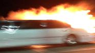 Limo burst into flames on San Mateo bridge killing five female passengers