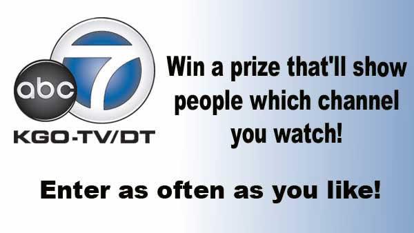 Win a prize that'll show people which channel you watch!