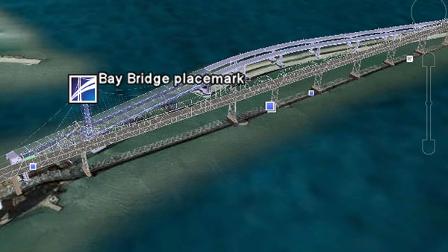 People who use Google Earth are now able to view the ongoing 
construction of the Bay Bridges new self-anchored suspension span.