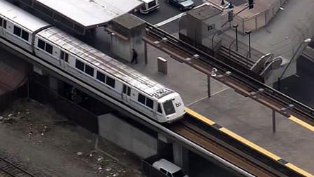 BART service has been disrupted between the San Leandro and 
Coliseum/Oakland Airport stations due to power lines on the tracks.