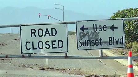 Maintenance work closures on Great Highway