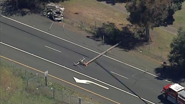 Eastbound Highway 4 accident
