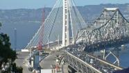 The new and old eastern spans of the Bay Bridge