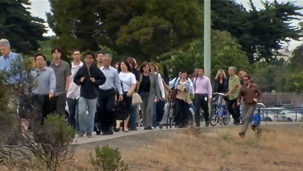 Ferry line in Alameda