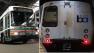 AC Transit bus and a BART train