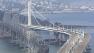 Old and new eastern spans of the Bay Bridge