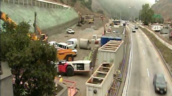 Drilling begins on fourth bore of Caldecott...