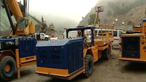 Drilling begins on fourth bore of Caldecott...