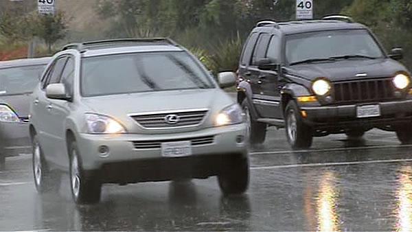 First big rains sweep through Bay Area
