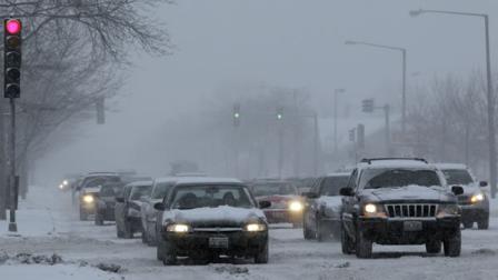 Chicago Cars Snow