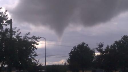 A funnel cloud spotted outside Yuba City a short time ago.