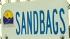 Bay Area residents prepare for flooding :: Sand bag sign