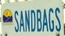 Sand bag sign