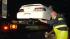 Rain, storm knocks out power to hundreds :: car stuck in the water