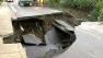 Fast-running creek washes road away in Lafayette