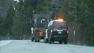 Highway Patrol pull over a vehicle in the Sierra.