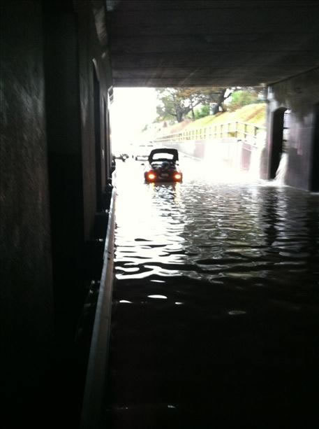 Flooding in Berkeley's Ashby Tunnel