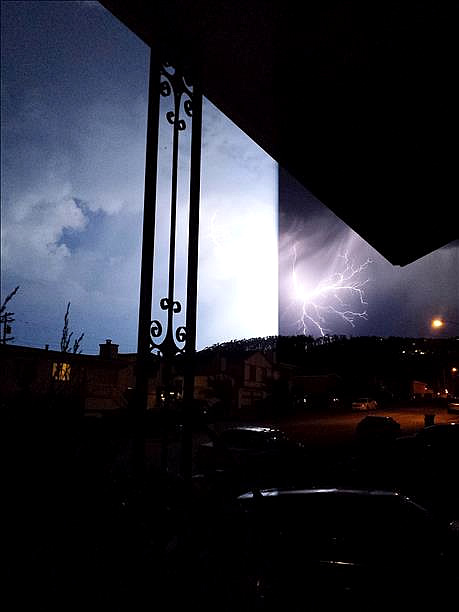 Lightning photo submitted via uReport by Judy...