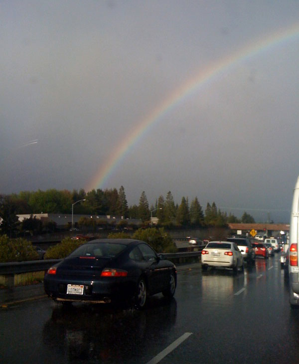 Rainbow spotted in Los Gatos