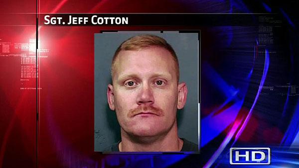 We have just received this mug shot of Bellaire Police Sergeant Jeff Cotton. He was indicted Monday for aggravated assault by a public servant.