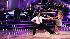 James was accompanied by professional dancers...