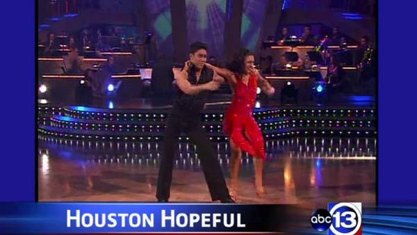 Brent Borbon grew up in Alief and last night he and his partner seemed to really impress the judges.